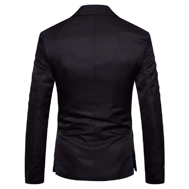 Catheive Men's Blazer Lightweight Casual Solid One Button Slim Fit Sport Coat - Image 4